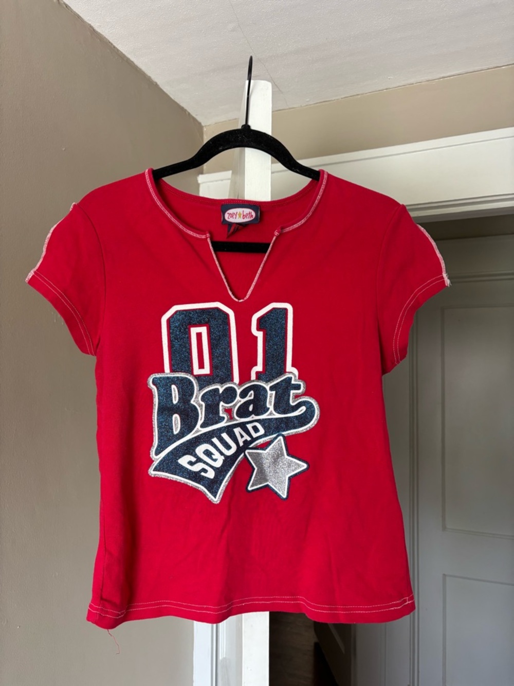 Brat Squad '01 Red Short Sleeve Tee